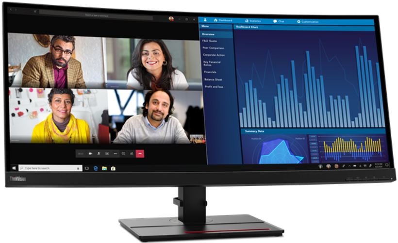 Lenovo ThinkVision P34w-20 Curved