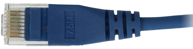 Câble patch RJ45 U/UTP Cat6a 10 m bleu