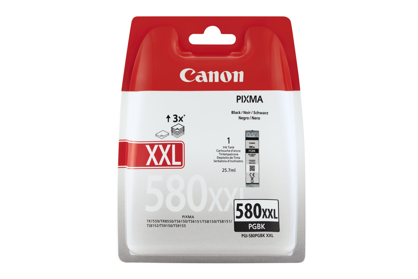 Canon PGI-580XXL tinta, pigment-fekete