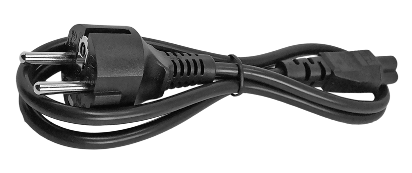 Power Cable Power/m-C5/f 1m Black
