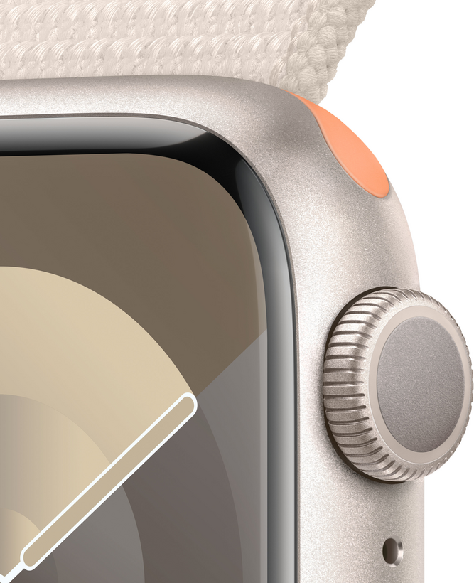 Apple Watch S9 GPS 45mm alu lumière stel