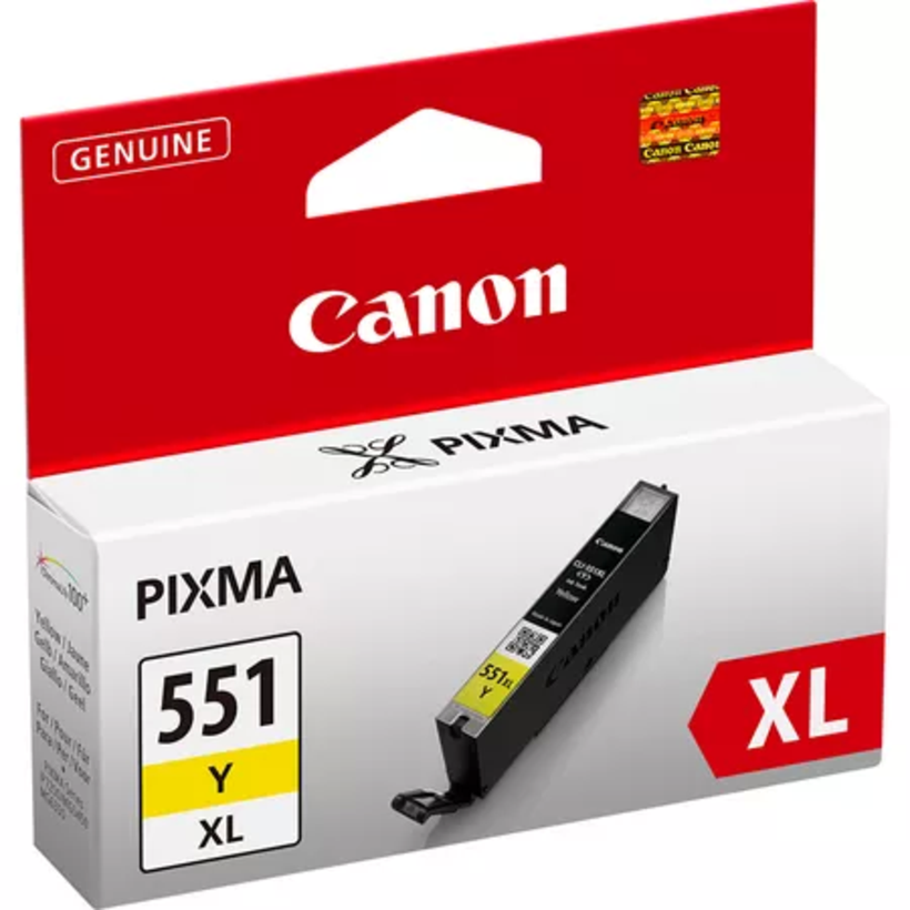 Tinteiro Canon CLI-551Y XL amarelo