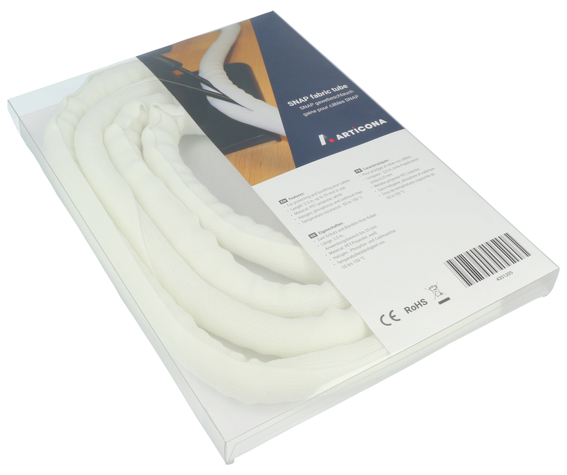 Gaine protection Snap 2,5 m, blanc