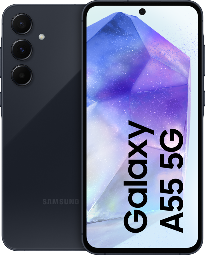 Samsung Galaxy A55 5G 256 Go, bleu nuit