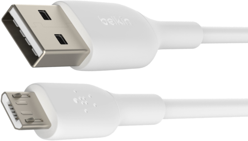 Buy Belkin USB Type-A-Micro-B Cable 1m White (CAB005BT1MWH)