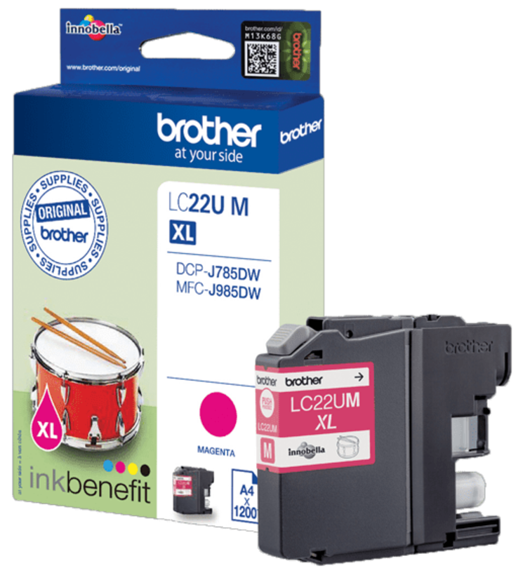 Brother LC-22UM Tinte magenta