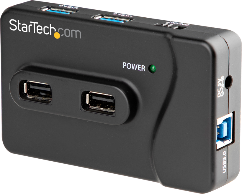 Hub StarTech USB 2.0/3.0 6port., vypínač