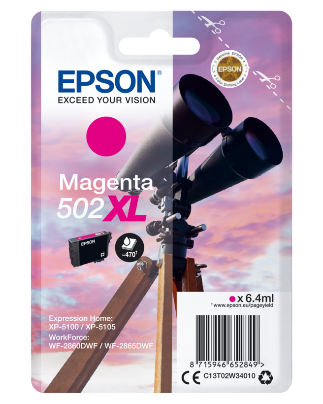 Encre Epson 502 XL, magenta