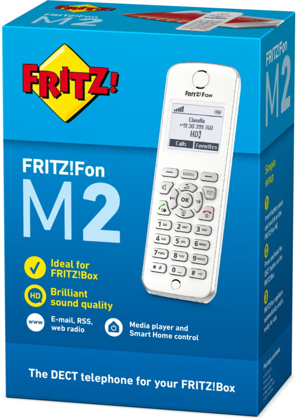 AVM FRITZ!Fon M2 Cordless Phone