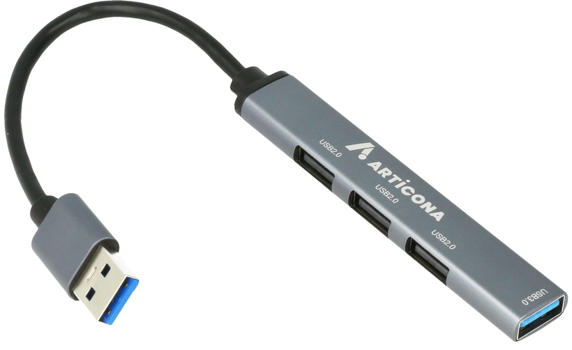 ARTICONA USB Hub 2.0 + 3.0 4-port