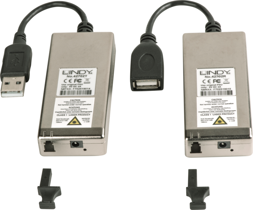 USB 2.0 Extender über LWL bis 200 m