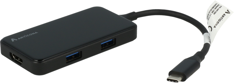 Eine USB-C-Buchse auf HDMI-Kupplung an Kabelpeitsche - Architectural  Connectivity