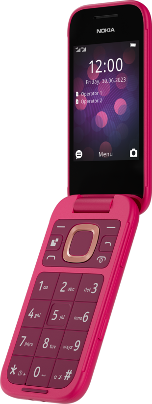 Téléphone à clapet Nokia 2660 Flip rose