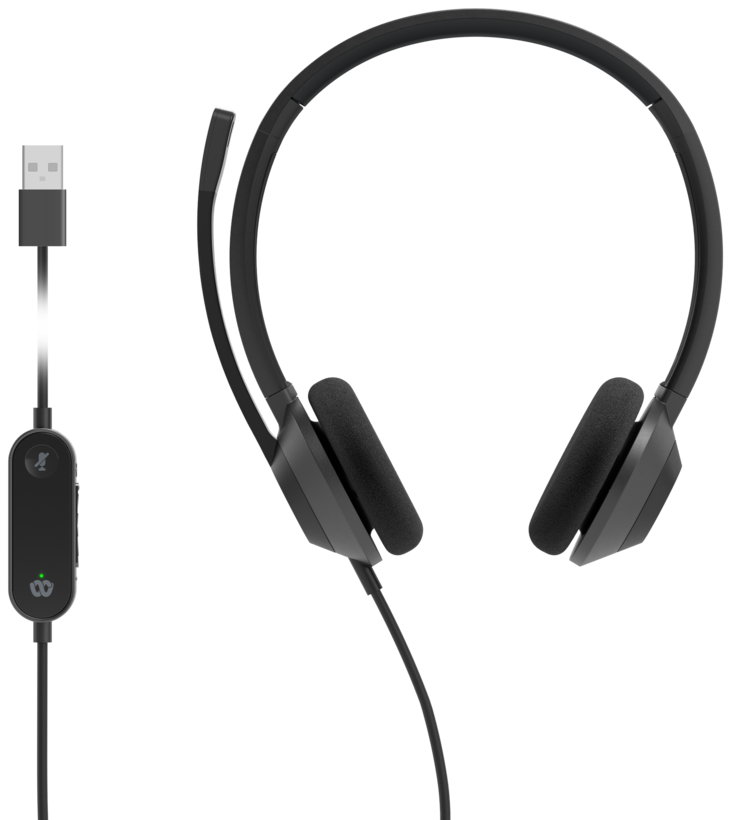 Headset Cisco 322 USB A černý