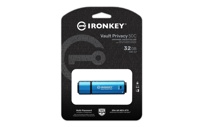 Kingston IronKey VP50C USB-C Stick 32GB