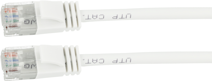 Patch Cable RJ45 U/UTP Cat6a 10m White