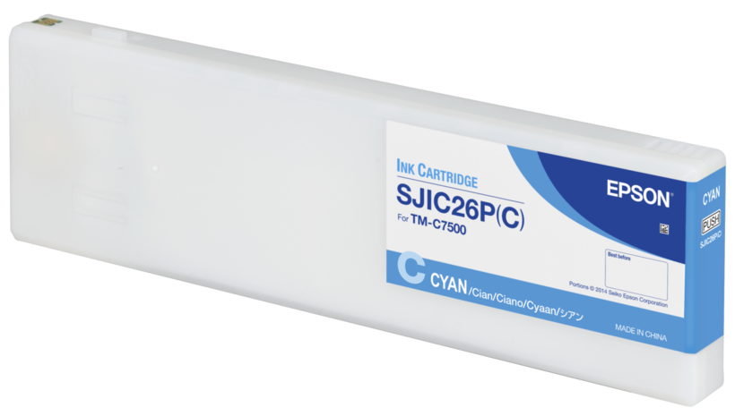 Encre Epson SJIC26P(C), cyan