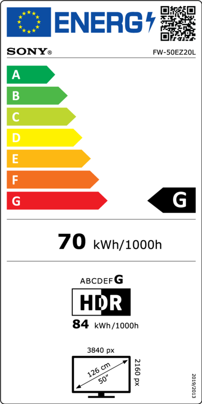 Sony Bravia FW-50EZ20L Signage Display
