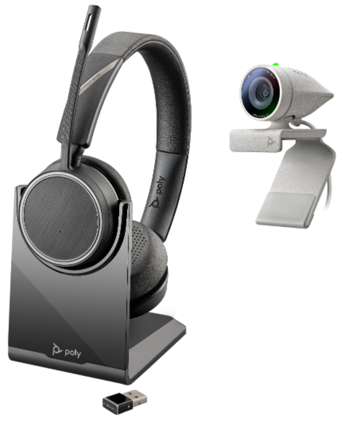 Bundle webcam Poly Studio P5 avec V 4220