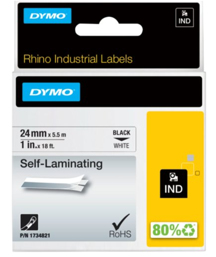 Dymo IND RHINO Schriftband Vinyl 24 mm