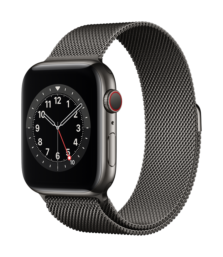 Buy Apple Watch S6 GPS+LTE 44mm Steel Graph. (M09J3WB/A)