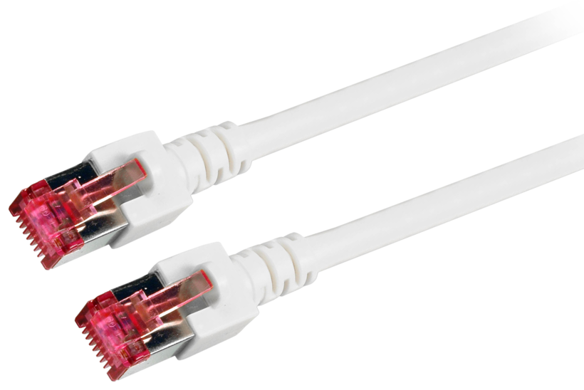 Patch Cable RJ45 S/FTP Cat6 20m White