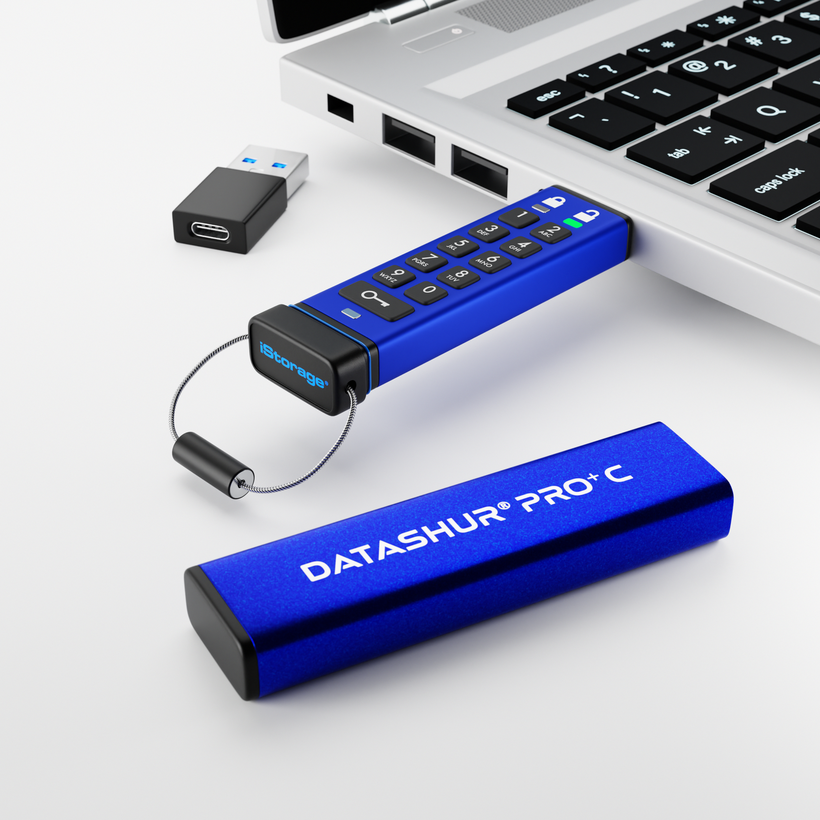 iStorage datAshur Pro+C 256GB USB Stick