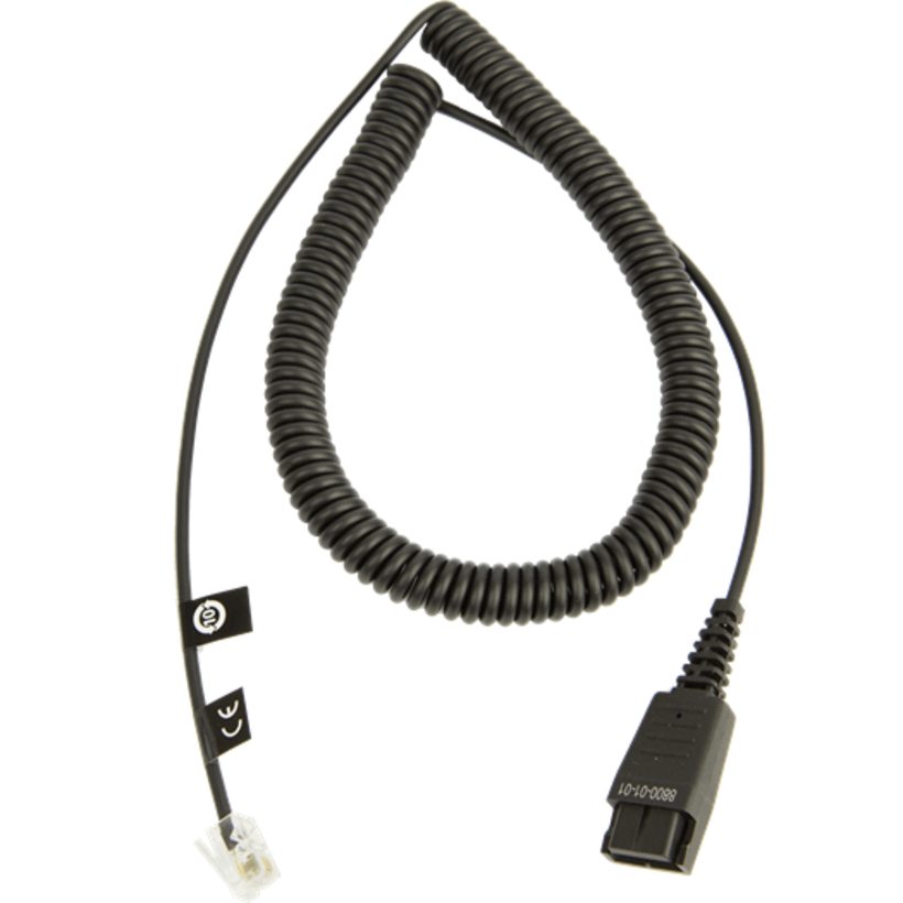 Jabra QD-RJ10 Extension Cord Straight