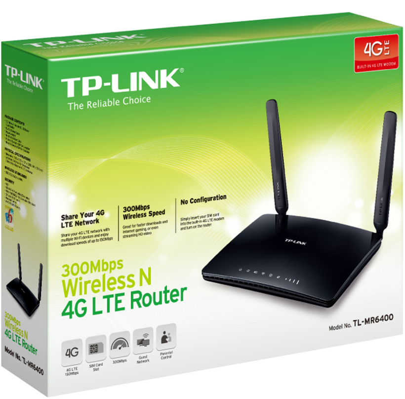 Router WLAN TP-LINK TL-MR6400 4G/LTE