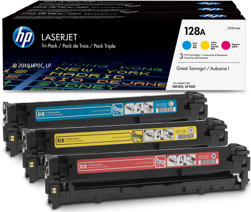 HP 128A Toner Multipack