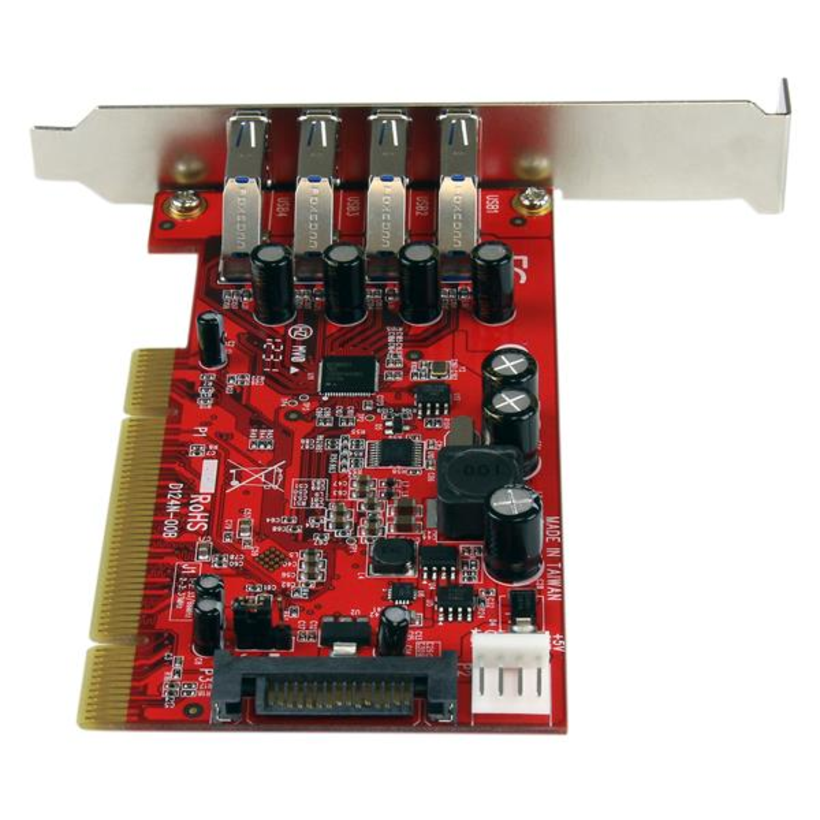 Carte adapt. PCI StarTech 4ports USB 3.0