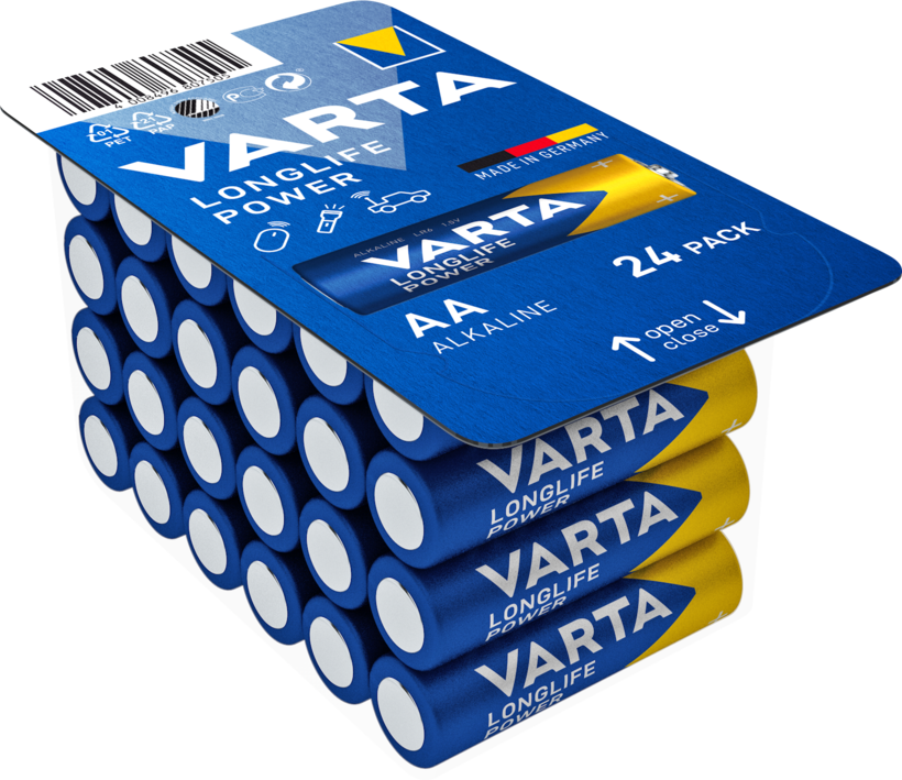 Varta Longlife LR06 AA Battery 24-pack