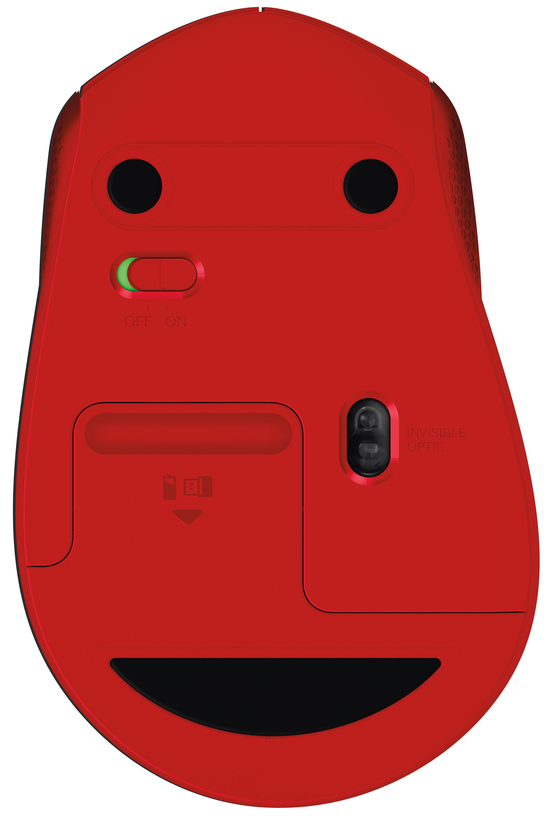Souris Logitech M330 Silent Plus, rouge
