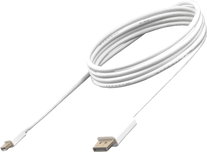 Cable DisplayPort/m-Mini DP/m 2m White