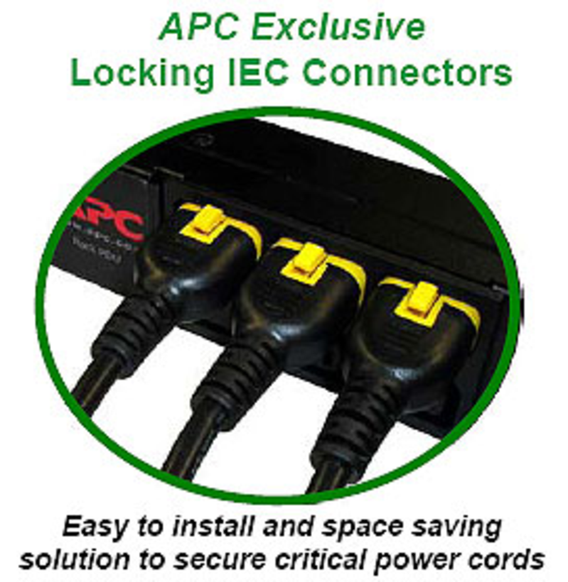 Multiprise 8 prises iec-lock C13 19