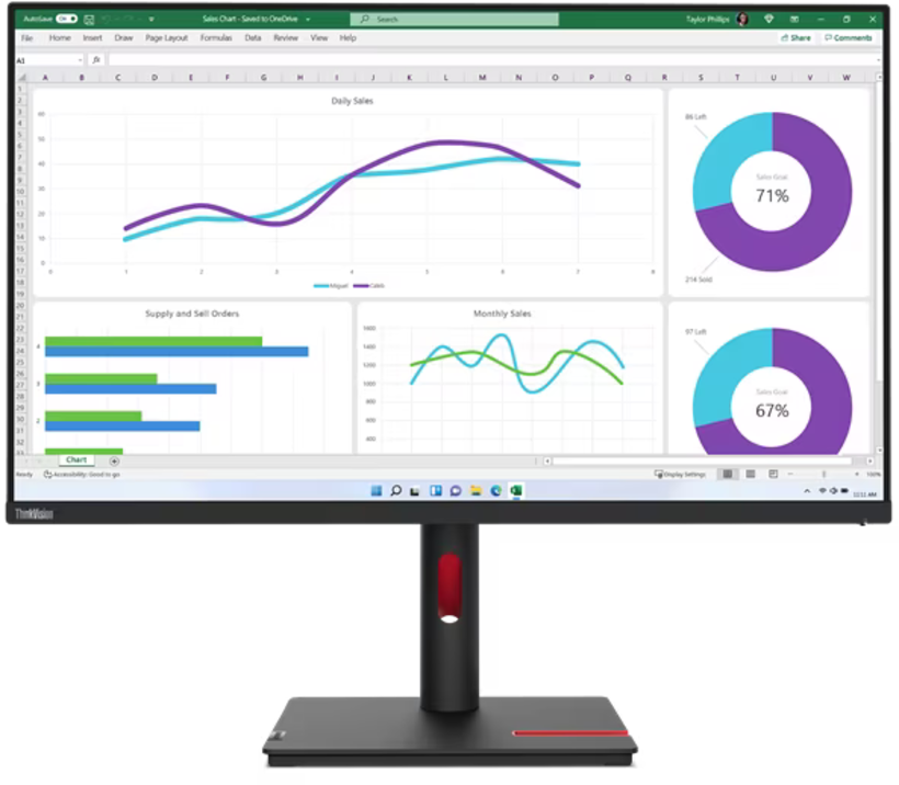 Lenovo ThinkVision T32h-30 Monitor