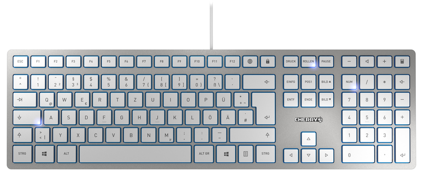 Tastiera CHERRY KC 6000 SLIM argento