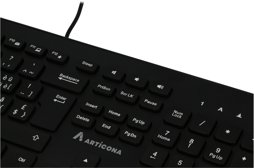 ARTICONA USB-A Wired Keyboard Black