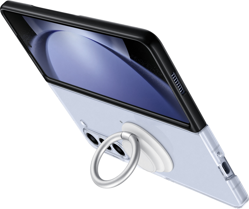 Samsung Z Fold5 átlátszó tok rögzítővel