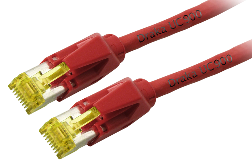 Patch Cable RJ45 S/FTP Cat6a 3m Red