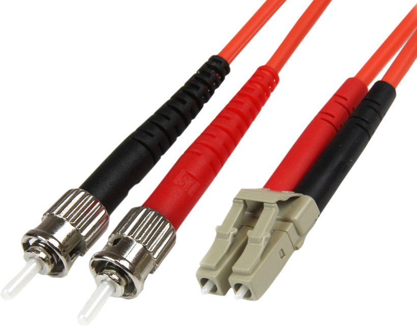 FO Duplex Patch Cable LC-ST 50/125µ 1m