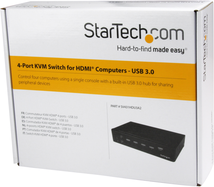 Switch KVM StarTech HDMI 4 puertos