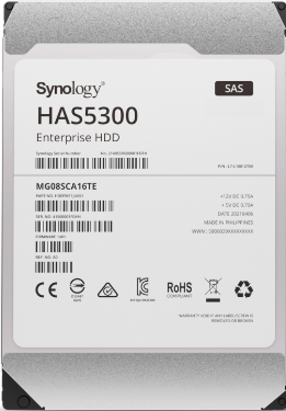 Synology HAS5300 12 TB SAS HDD