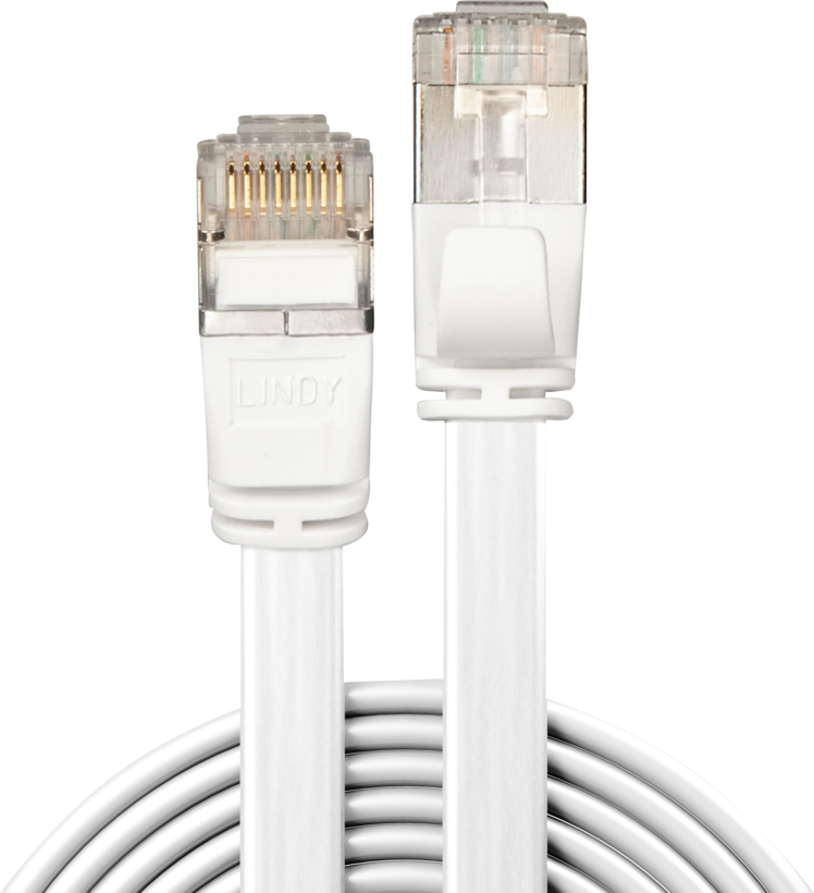 Patch Cable Flat RJ45 U/FTP Cat6a 5m