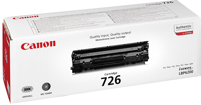 Toner Canon 726, noir
