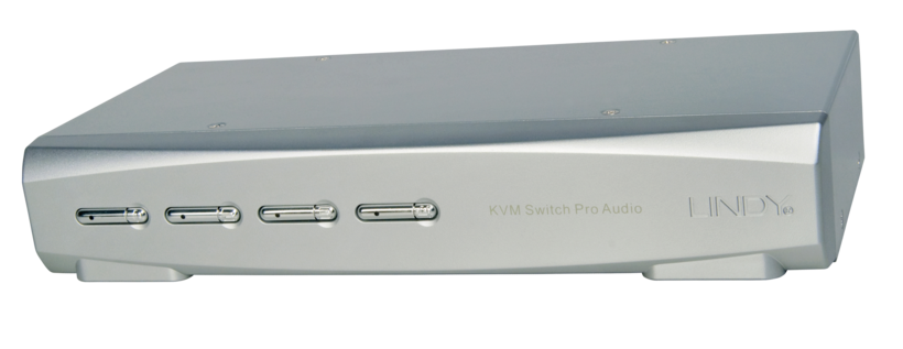 LINDY Pro DisplayPort KVM Switch 4-port