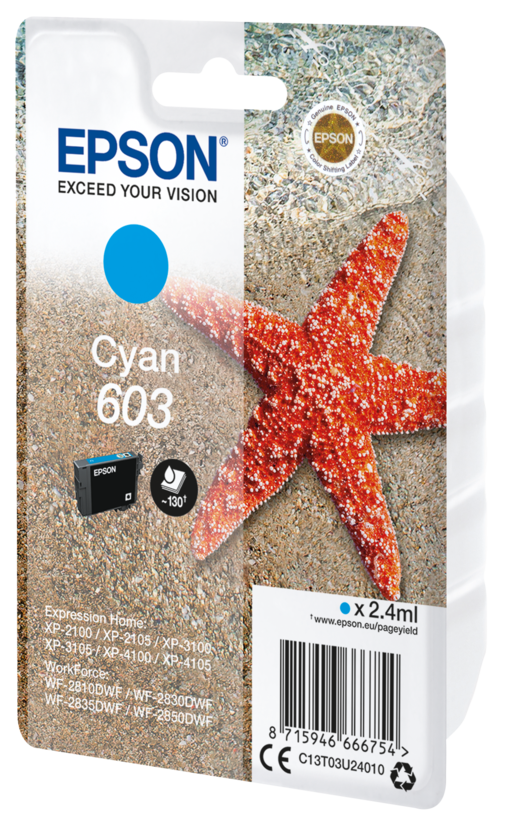 Tinta Epson 603 cian