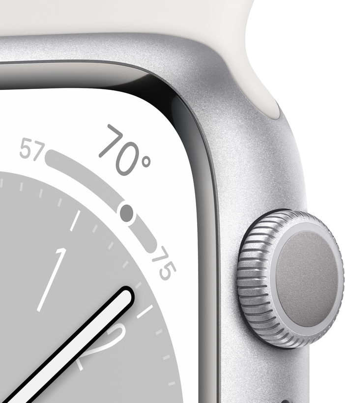 Apple Watch S8 GPS 45mm Alu Silver
