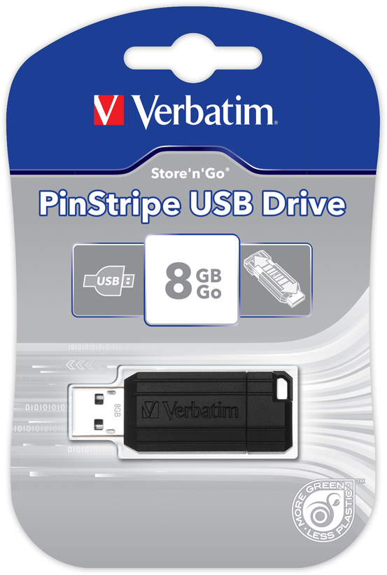 Memoria USB Pin Verbatim Stripe 8 GB