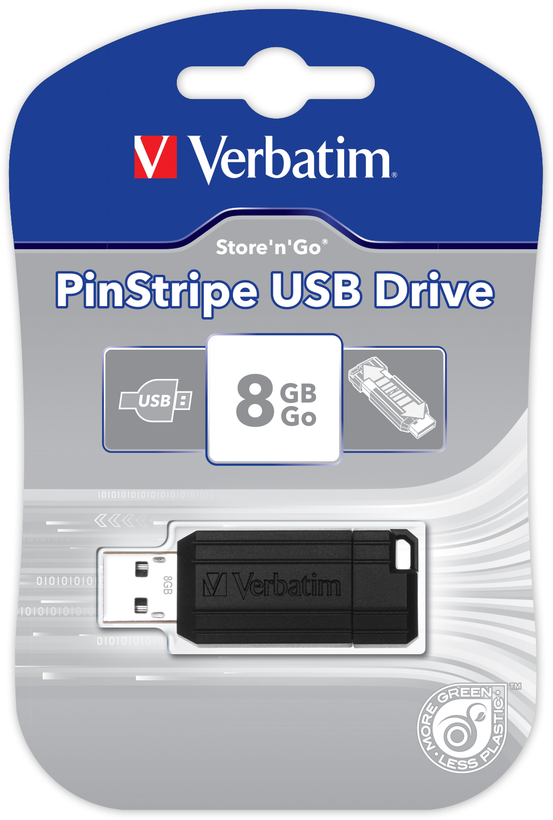 Verbatim Pin Stripe USB Stick 8GB